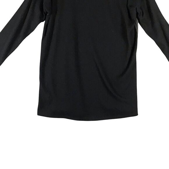 Bobeau Women’s Size MediumOpen Front Cardigan Lightweight Gray Black Colorblock - Picture 9 of 11